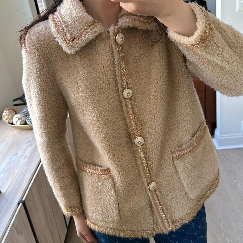 100 wool fur coat